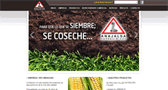 Desktop Screenshot of anajalsa.com.mx