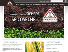 Tablet Screenshot of anajalsa.com.mx